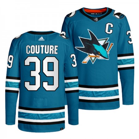 San Jose Sharks tröja Logan Couture 39 Teal Authentic - NHL Tröjor Herr San Jose Sharks tröja Logan Couture 39 Teal Authentic - NHL Tröjor Herr